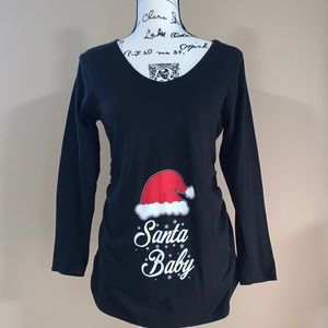 SOLD  Holiday Maternity Shirt